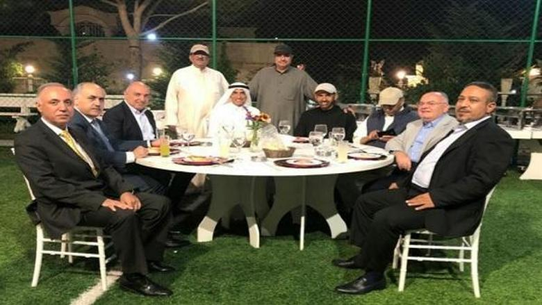 الوزير الكويتي بدر الحميضي أولم على شرف أبو الحسن وشخصيات في فالوغا