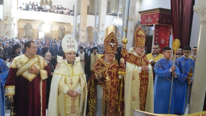 تنصيب الكاثوليكوس البطريرك رافائيل بدروس الـ21 بطريرك بيت كيليكيا للأرمن الكاثوليك