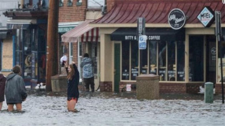 فيضانات في الساحل الشرقي للولايات المتحدة