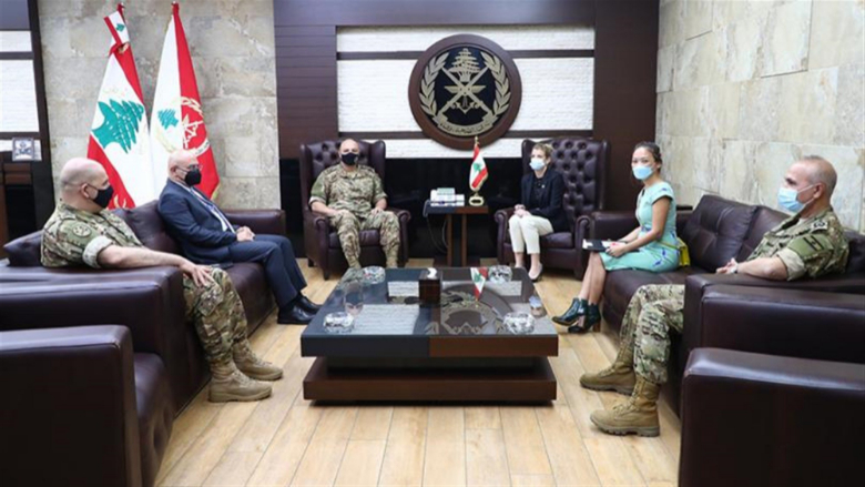 قائد الجيش إستقبل رئيسة بعثة اللجنة الدولية للصليب الأحمر في لبنان