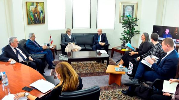 بو حبيب بحث مع عدد من السفراء في تأييد لبنان لمبادرة ستوكهولم والتقى ماتيو لوسيانو