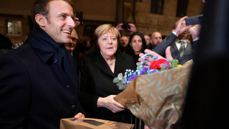 ماكرون في وداع ميركل: فرنسا تحبك