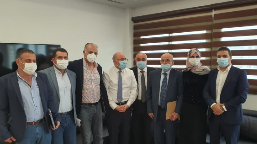 وزير الصحة التقى مسؤولي مستشفى سبلين بحضور الحجار وعبدالله