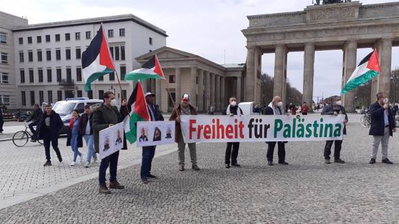 وقفة تضامنية للجنة العمل الوطني الفلسطيني في برلين مع الشعب الفلسطيني في القدس