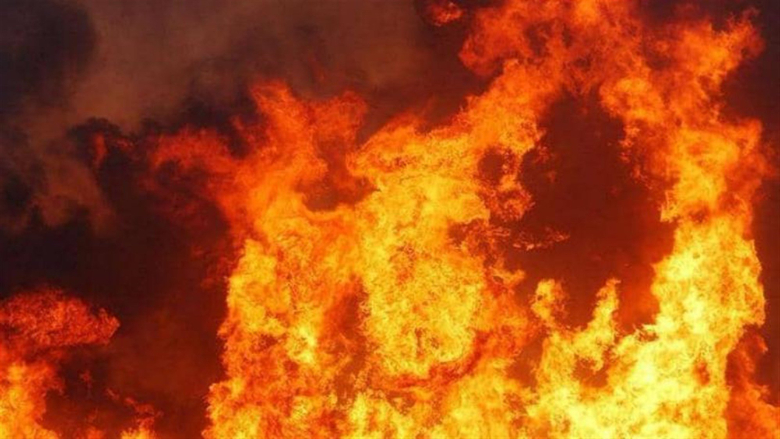 حريق في خراج بلدة ميس الجبل أدى الى إنفجار ثمانية ألغام