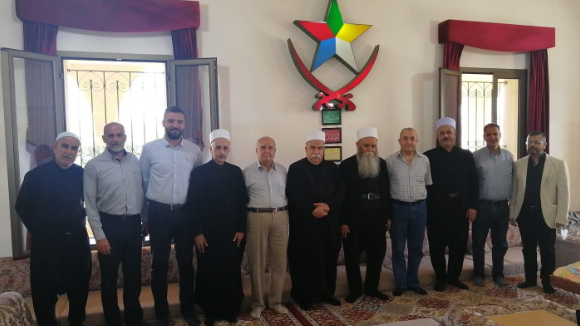 لجنة التواصل في المجلس المذهبي الدرزي جالت على المرجعيات الدينية في منطقة الشوف