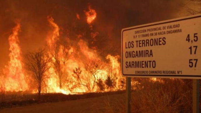 حرائق الغابات تتواصل في جنوب الأرجنتين