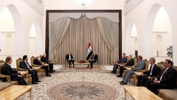 وزير العدل التقى الرئيس العراقي وثمن موقف العراق الداعم للشعب اللبناني