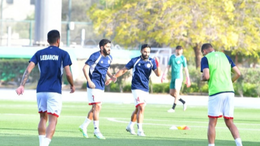 منتخب لبنان الى دبي ويلتقي الكويت وديا تحضيراً لكأس آسيا بكرة القدم