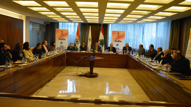 ندوة بعنوان "India Global Connect" من تنظيم سفارة الهند في بيروت