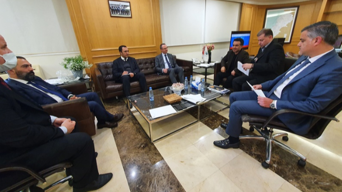 حميه بحث مع السفير أولوسوي في آفاق استثمار الشركات التركية في لبنان