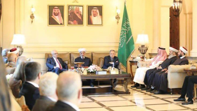 لقاء جمع المفتي دريان والسنيورة بالسفير السعودي