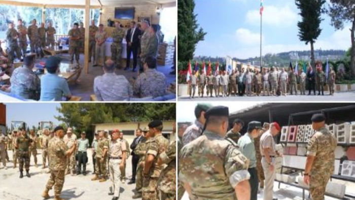 الجيش: وفد من الملحقين العسكريين العرب والاجانب زار فوج الأشغال المستقل