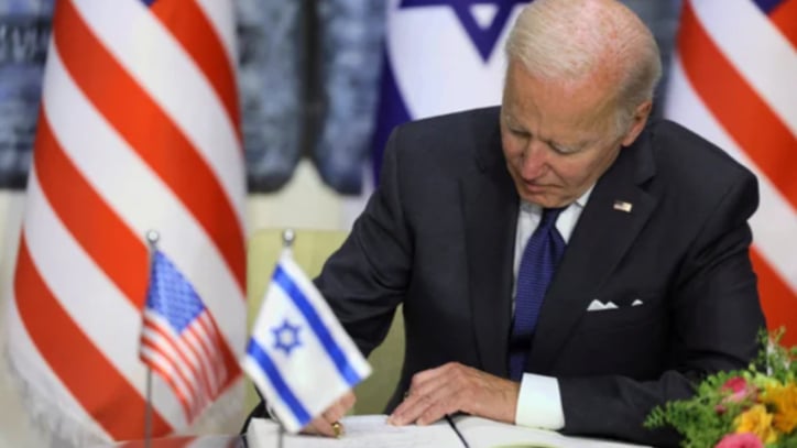 In Jerusalem, Biden Signs the Palestinians’ Death Certificate