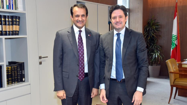 المكاري بحث مع سفير قطر في العلاقات الثنائية