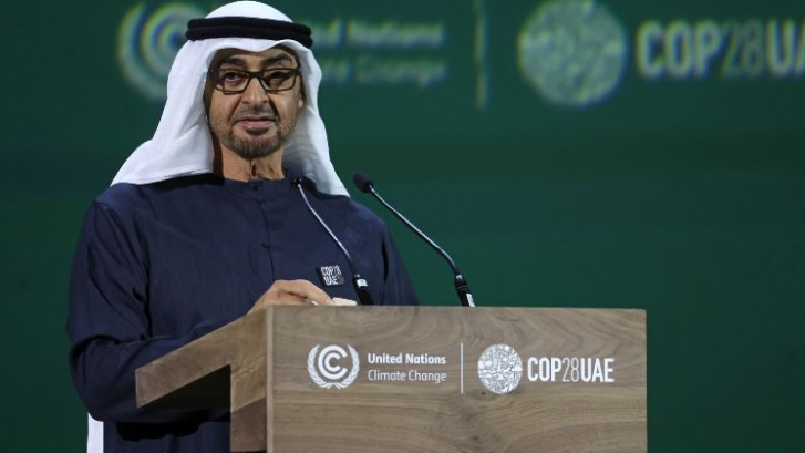 "كوب 28".. رئيس الإمارات يعلن إنشاء صندوق بقيمة 30 مليار دولار للحلول المناخية