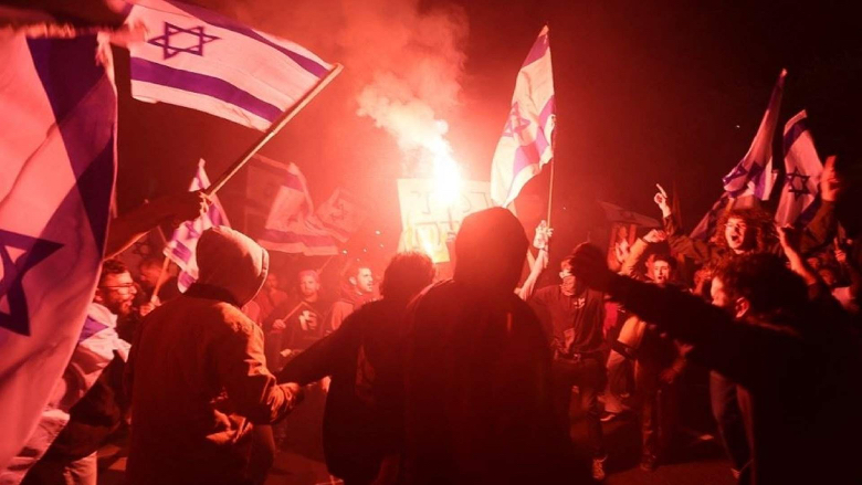 آلاف الإسرائيليين يتظاهرون مجدداً في الشارع ضد مشروع تعديل النظام القضائي