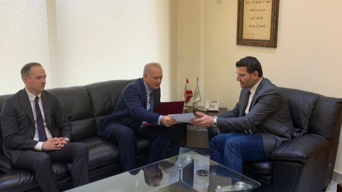 وزير الزراعة عرض العلاقات الثنائية مع  السفير الروسي في لبنان
