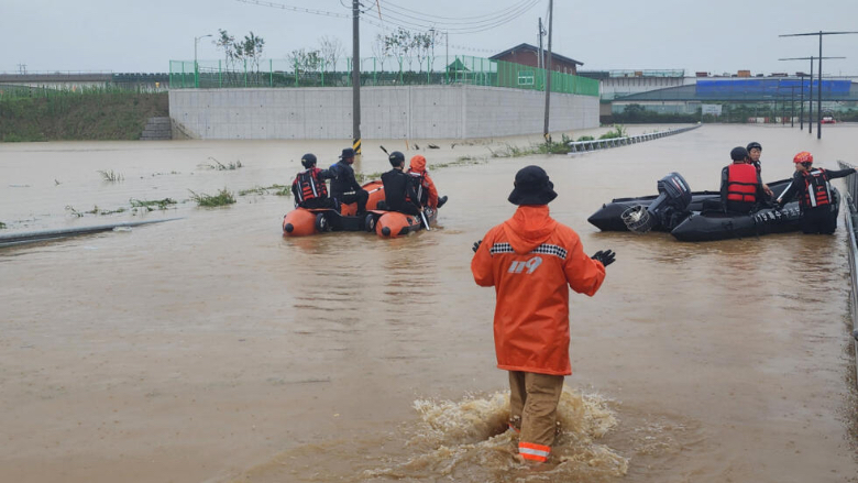 فيضانات وانزلاقات تربة في كوريا الجنوبيّة
