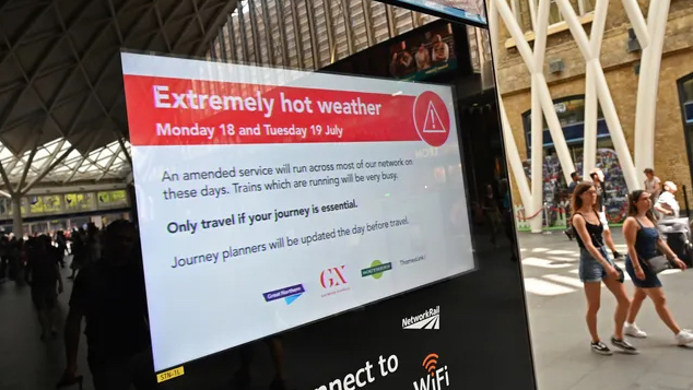 بريطانيا ترصد درجات حرارة غير مسبوقة!