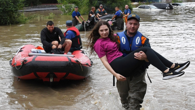 عمليات إجلاء في الشرق الاقصى الروسي بسبب الفيضانات