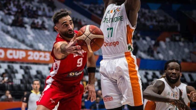 بطولة العالم لكرة السلة: لبنان يهزم العاج
