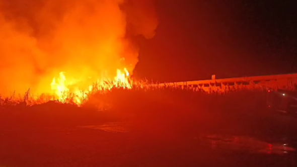بالفيديو: حريق كبير في صيدا ولا إصابات