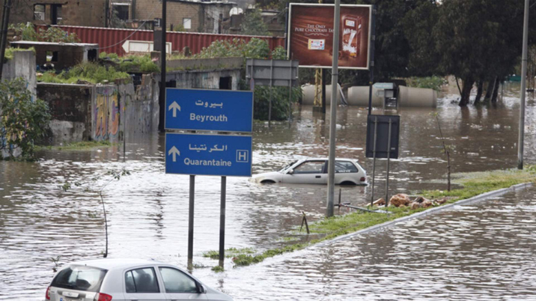 بعد فيضان نهر بيروت.. تدابير سير في محلة الكرنتينا