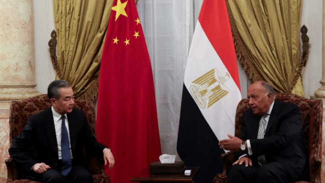 مصر والصين تطالبان بوقف النار في غزة وباقامة دولة فلسطينية