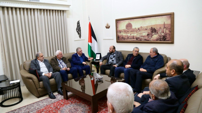 لقاء بين قيادتي حركة فتح وحماس في سفارة دولة فلسطين