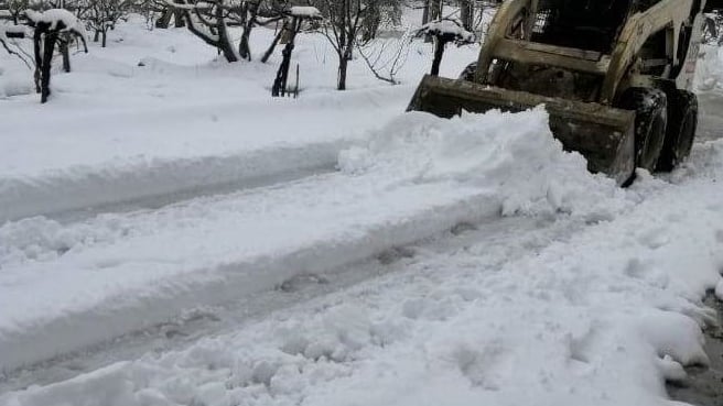 الثلوج غطت قرى راشيا والبقاع الغربي