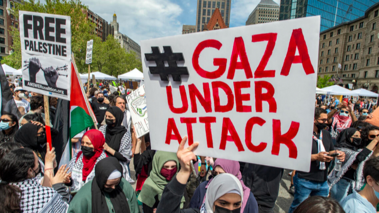 تظاهرات في مدن أوروبية وعربية تضامناً مع غزة