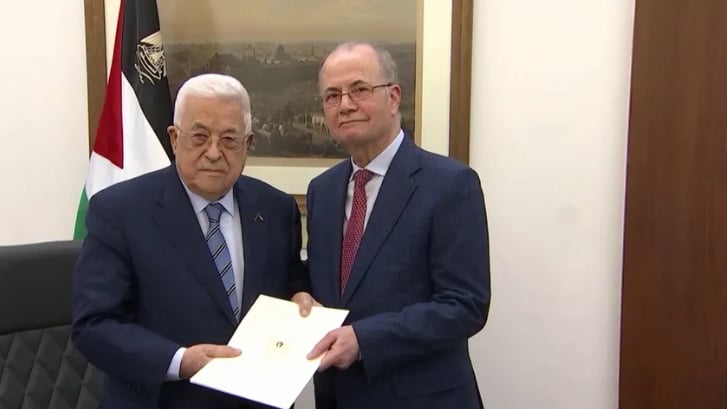 السلطة الفلسطينية تعلن تشكيل حكومة جديدة