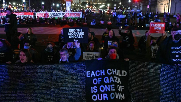 تظاهرات في واشنطن للمطالبة بوقف العدوان على قطاع غزة