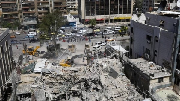 قرب القنصلية الإيرانية.. انفجار عبوة ناسفة في دمشق