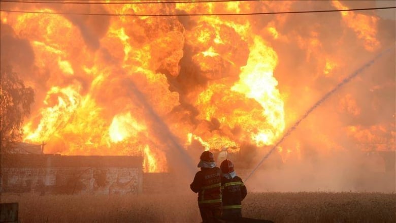 حريق في مصنع للقذائف المخصصة لأوكرانيا في الولايات المتحدة