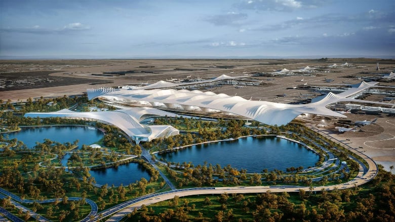 تشييد مبنى المسافرين الجديد في مطار آل مكتوم الدولي... الأكبر في العالم؟