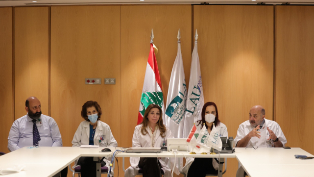 مؤتمر صحافي حول "الكورونا المزمنة" في مستشفى رزق